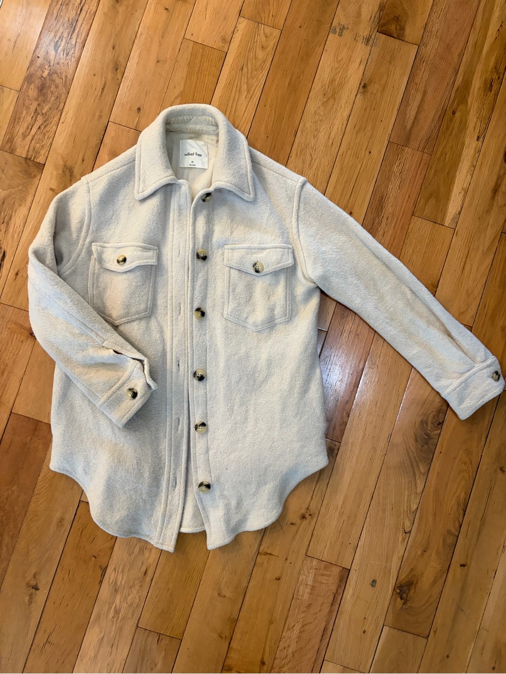 Wilfred Cream Shirt Jacket